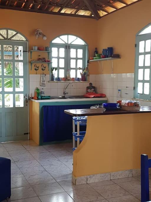 Charming Blue House With Kitchen Parking And Garden Villa Canoa Quebrada Exterior photo