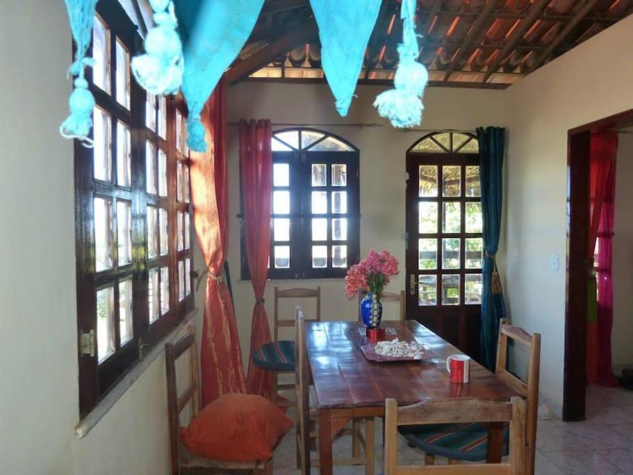 Charming Blue House With Kitchen Parking And Garden Villa Canoa Quebrada Exterior photo