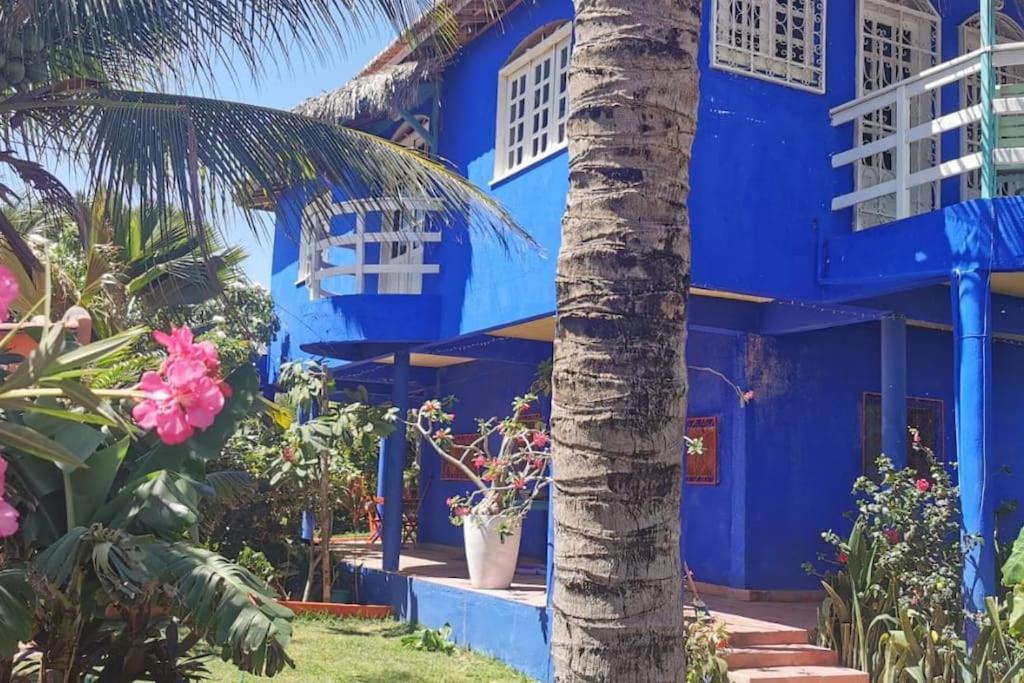 Charming Blue House With Kitchen Parking And Garden Villa Canoa Quebrada Exterior photo