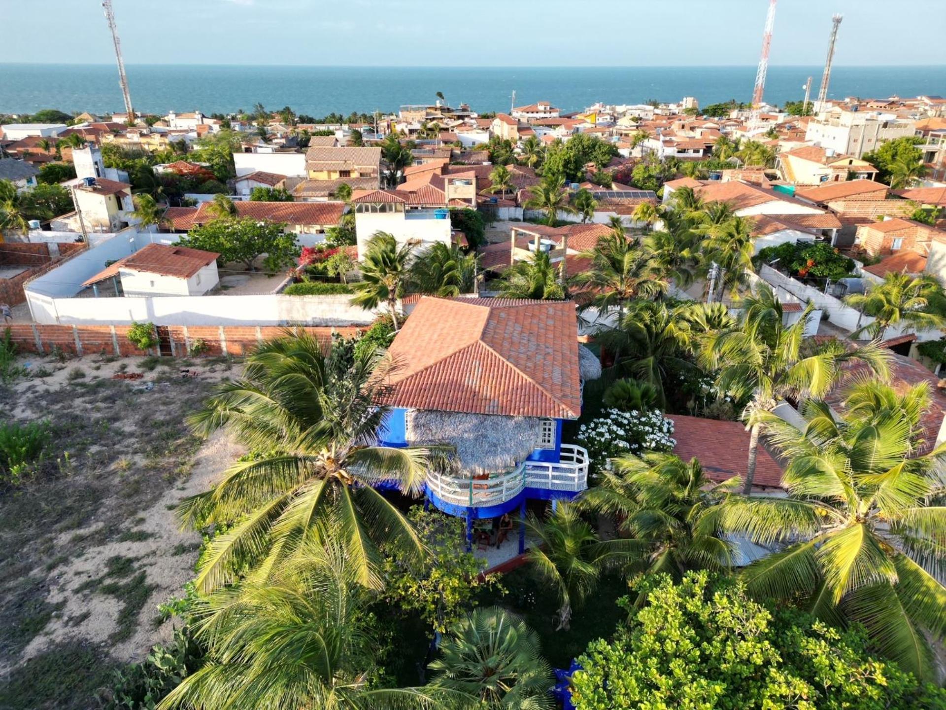 Charming Blue House With Kitchen Parking And Garden Villa Canoa Quebrada Exterior photo